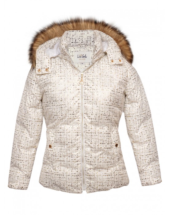 Girls Jacket Quilted Magic White